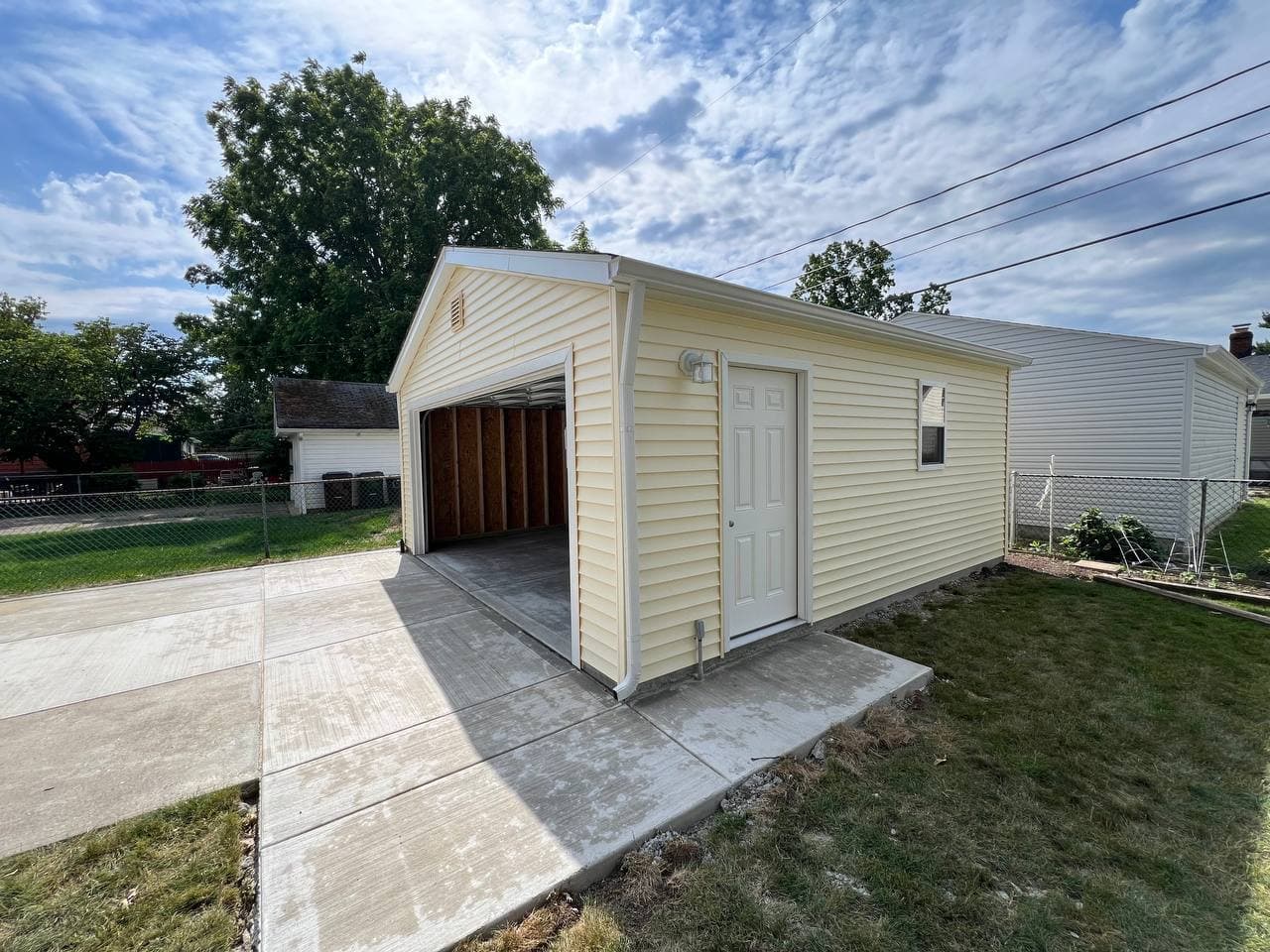 Amish Built Garage